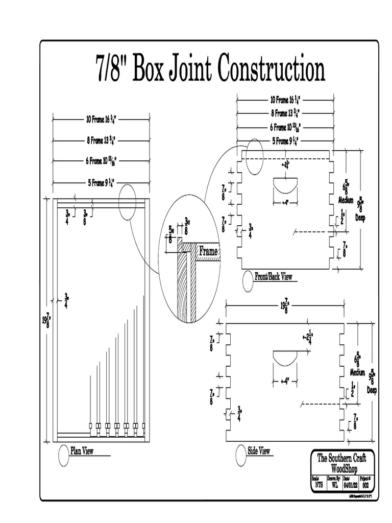 Bee Box Construction | PDF