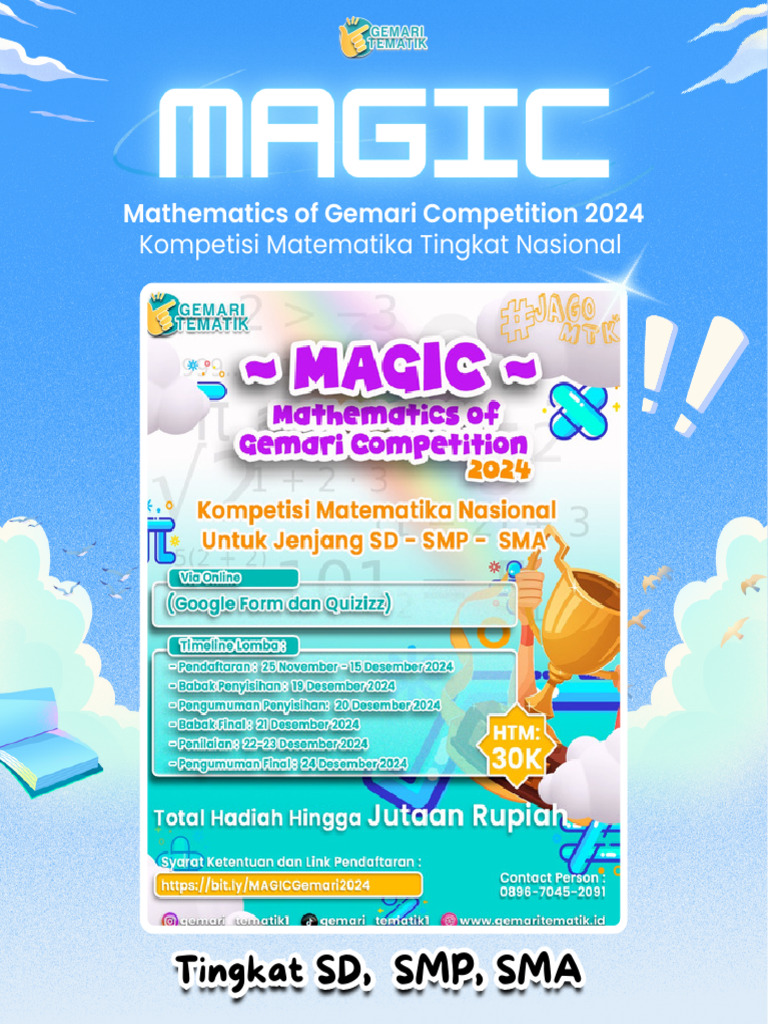 Kompetisi Matematika MAGIC 2024 Online | PDF