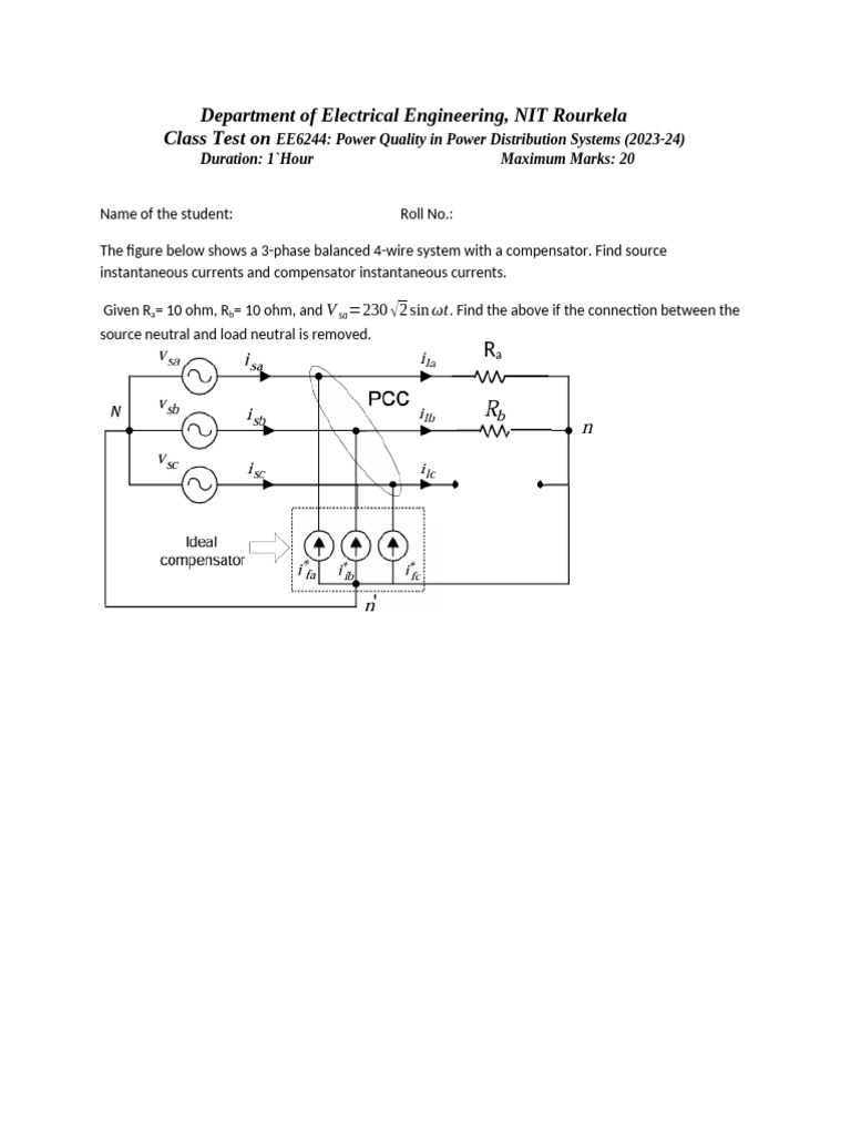 Class Test Pq 2024 Pdf