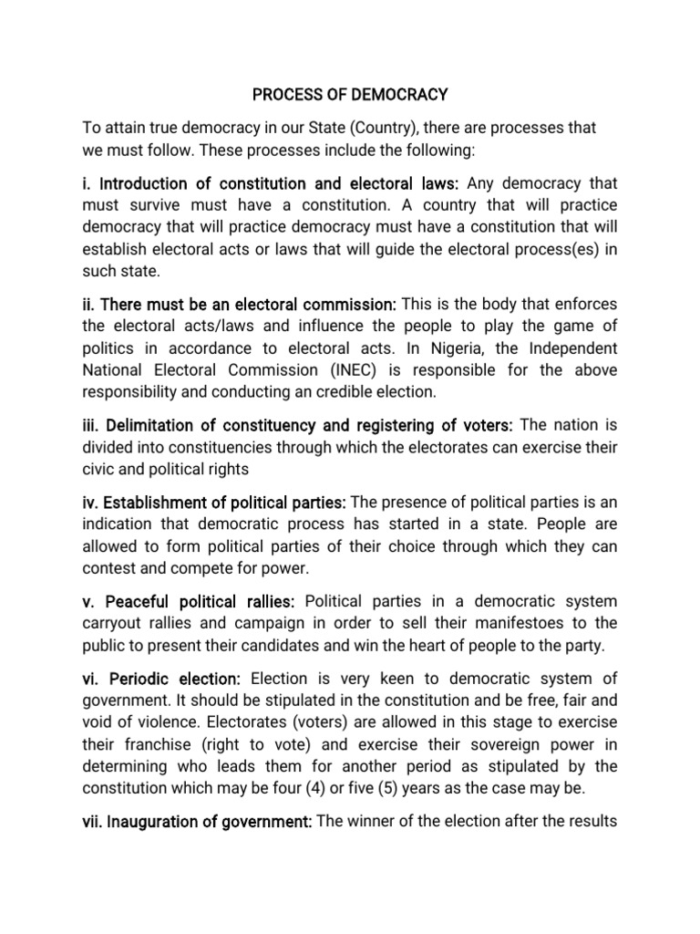 937 - Process Ofn Democracy | PDF | Democracy | Political Ideologies