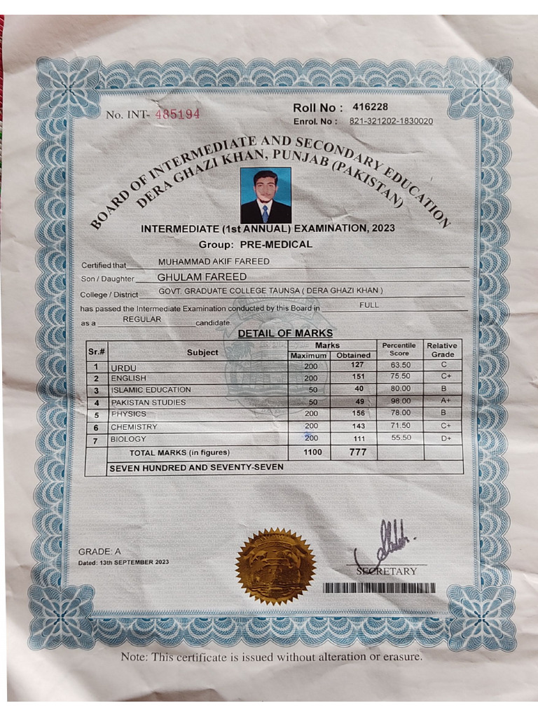 High School Degree and Transcripts | PDF
