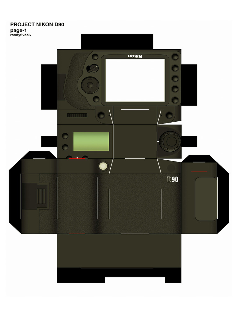 Nikon Paper Models Paper Craft | PDF