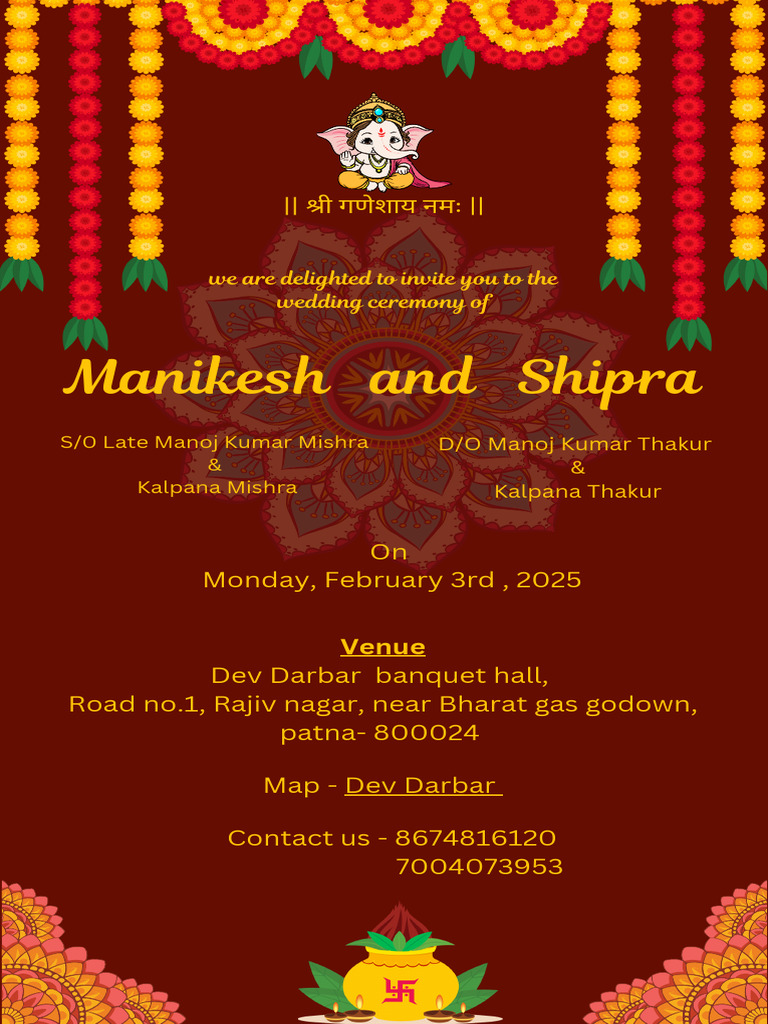 Manikesh and Shipra | PDF