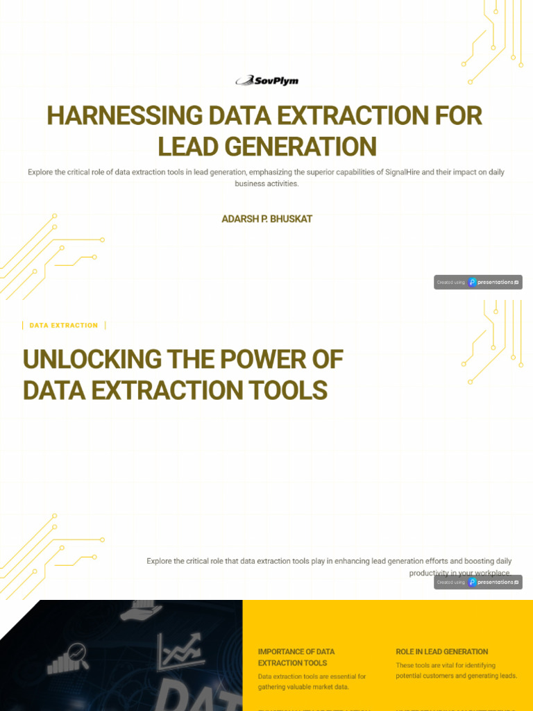 Data Extraction Tools From Pdf