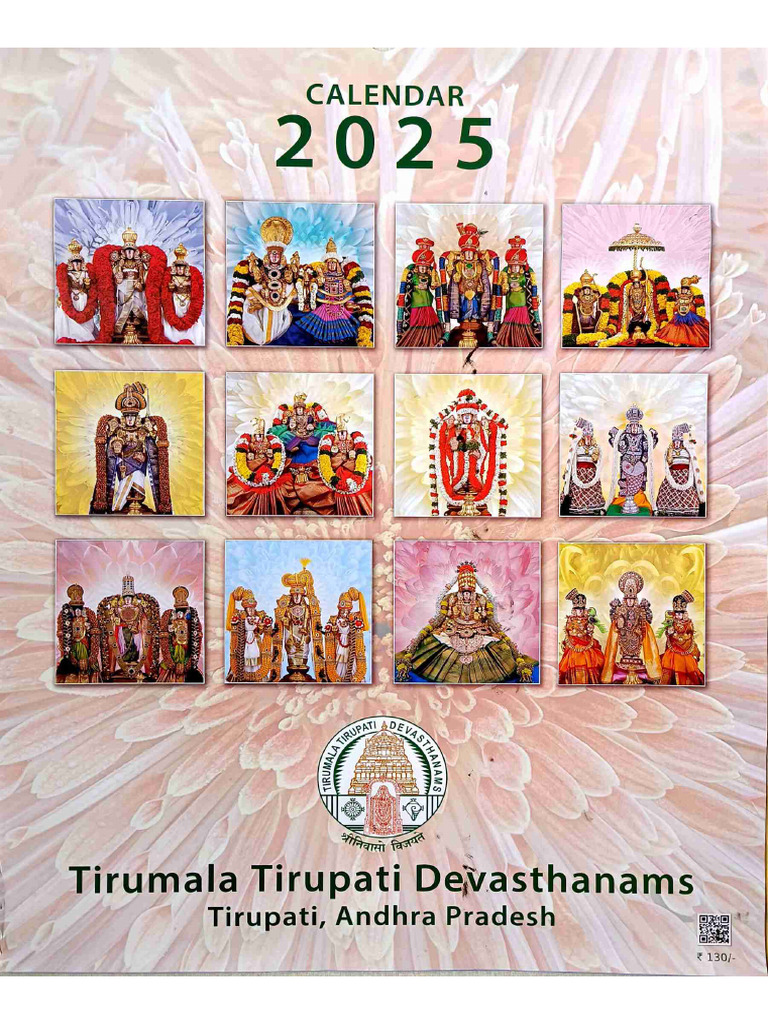 TTD CALENDAR 2025 PDF