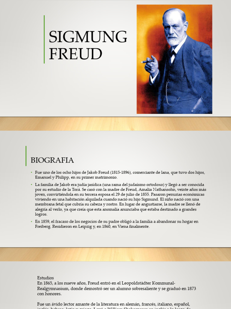 Sigmung Freud | PDF | Sigmund Freud | Medicina