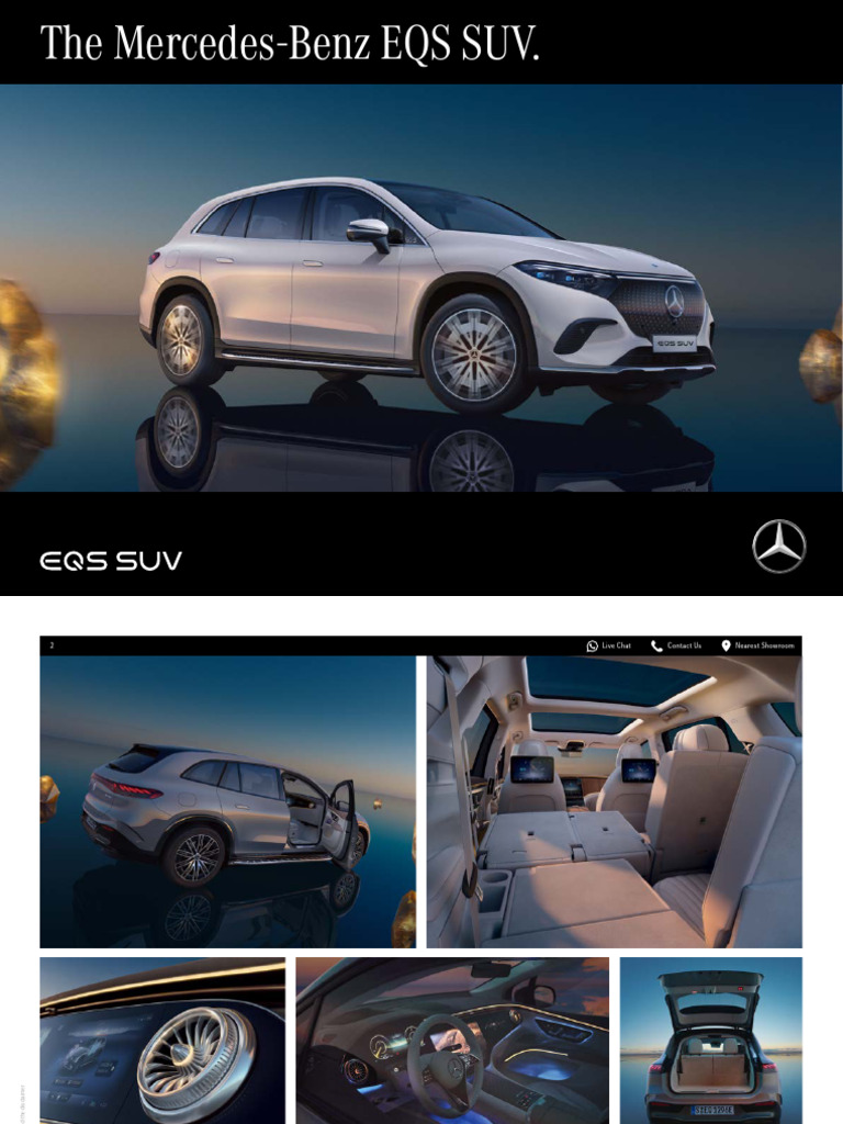 Mercedes-Benz EQS SUV Overview | PDF | Automotive Technologies | Vehicles