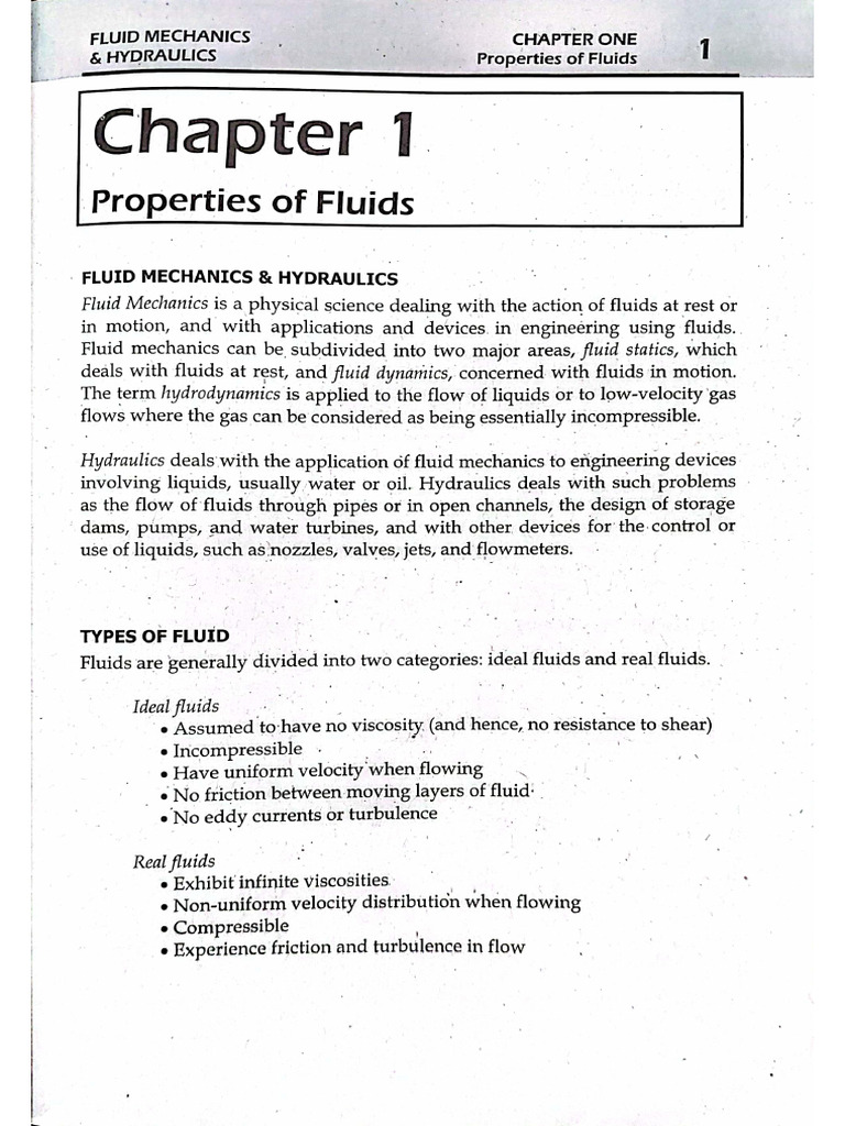 Chapter-1-Properties-of-Fluids | PDF