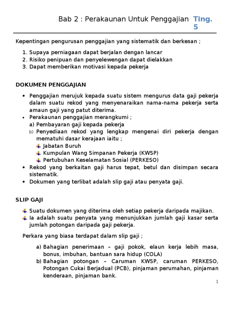 Bab 2 Ting 5 Gaji Pdf