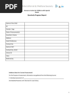 Occupational Therapy Evaluation Report | PDF