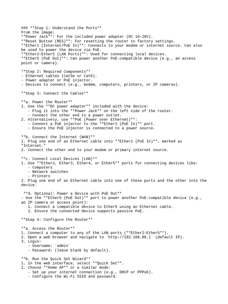 Training Router Board For Office | PDF | Wi Fi | Local Area Network