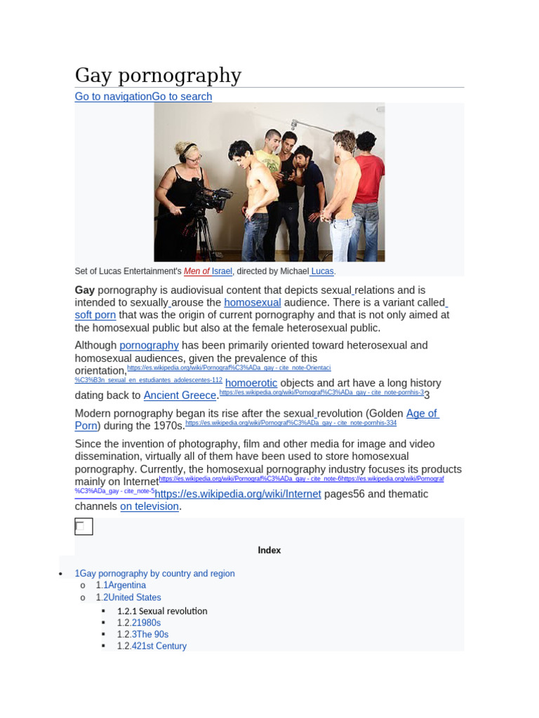 Gay Pornography PDF Pornographic Film Sexuality