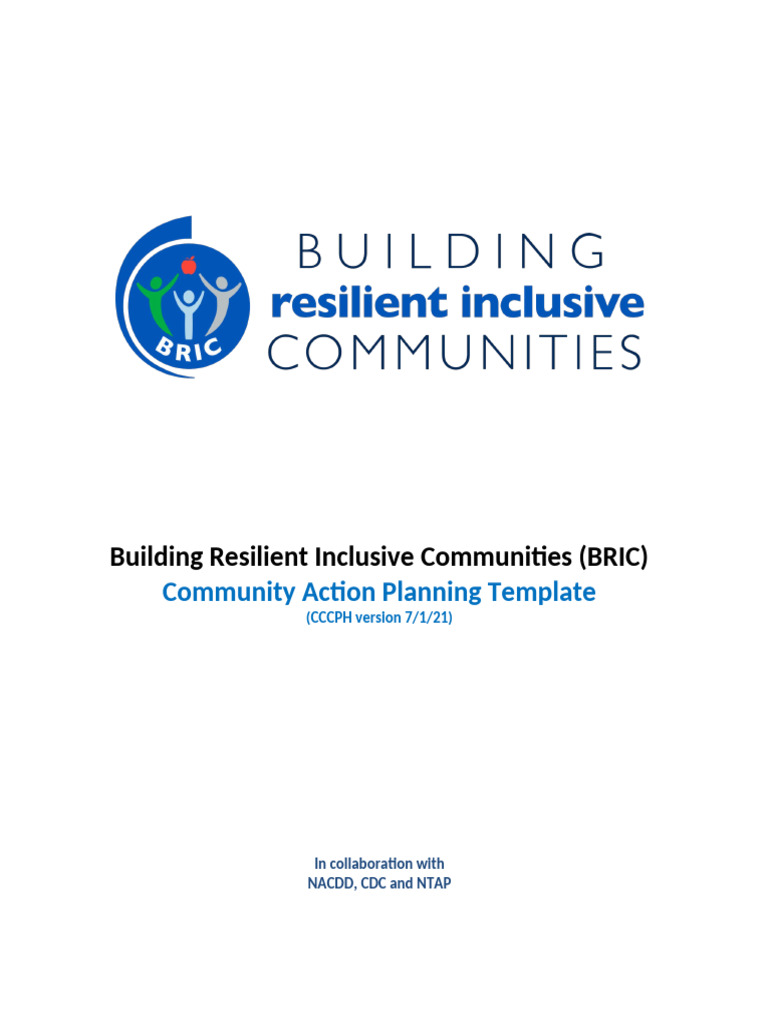 BRIC Community Action Planning Guide | PDF | Health Equity | Bric
