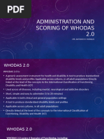 WHODAS Excel Scoring - 36 Items | PDF | Alcoholism | Mental Health