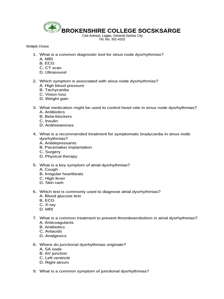 MIDTERM 112 EXAM | PDF | Heart Failure | Myocardial Infarction