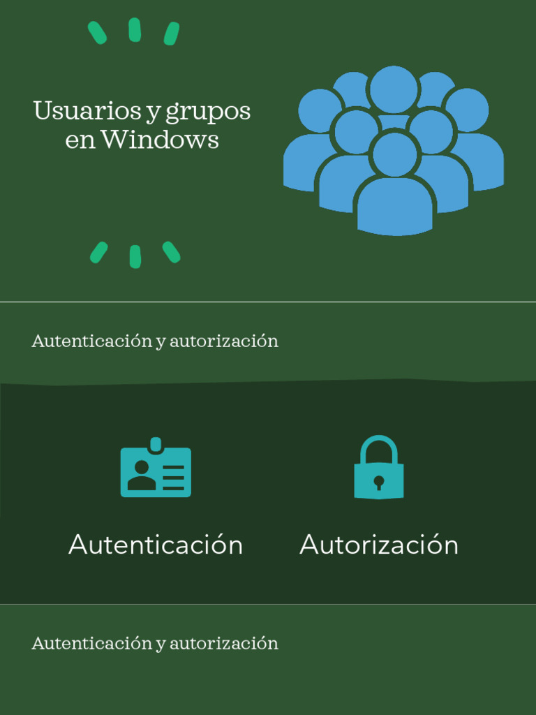 1 - Usuarios y Grupos en Windows | PDF | Interfaz de línea de comando ...