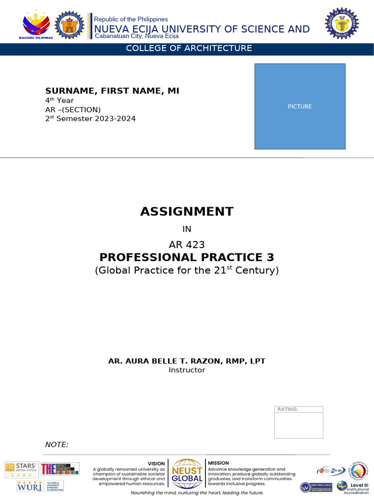 Global Architecture Practice Assignment | PDF