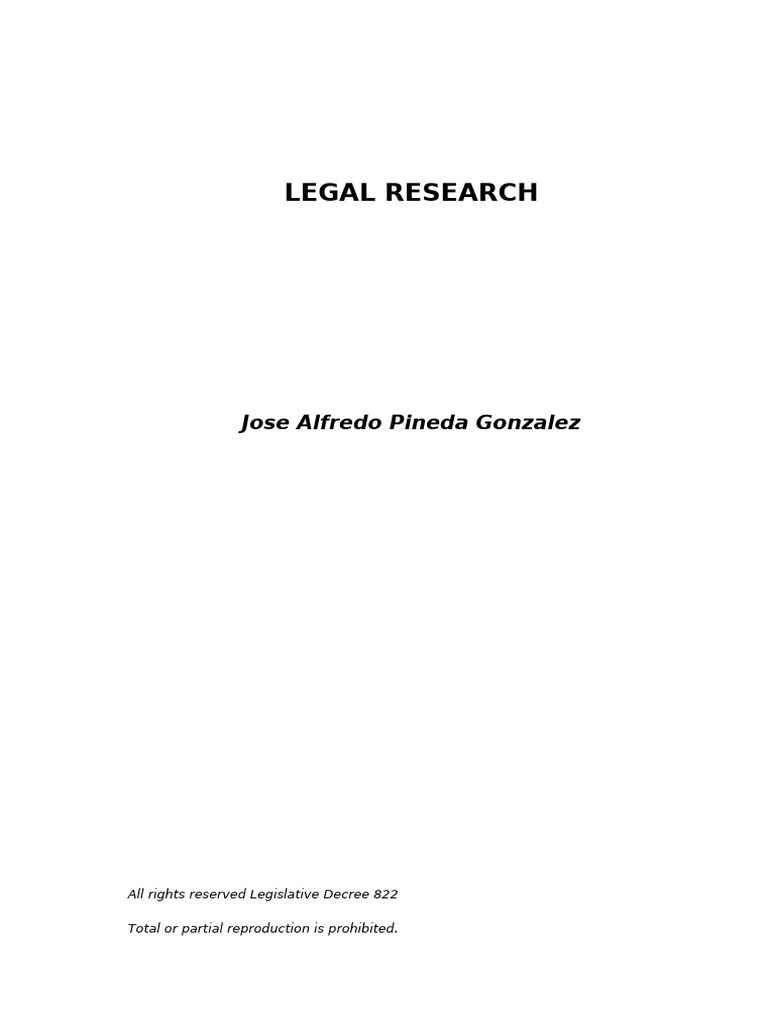 Legal Research Methodology Guide | PDF | Methodology | Knowledge