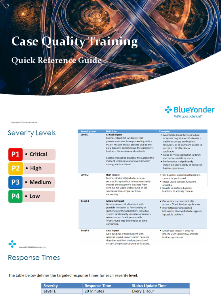 Case Quality Training | PDF