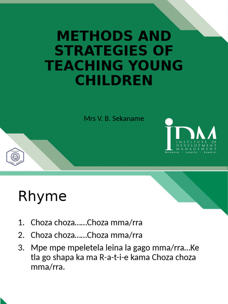 Teaching Strategies for Young Learners | PDF | Learning | Thought