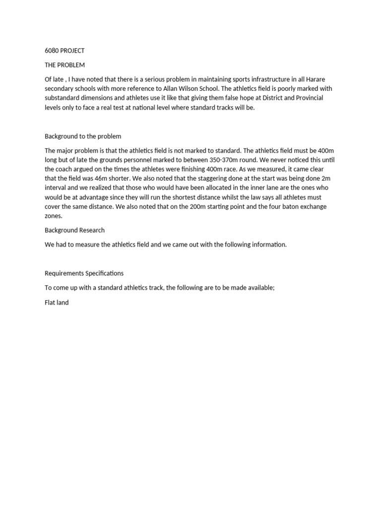 6080 Project | PDF