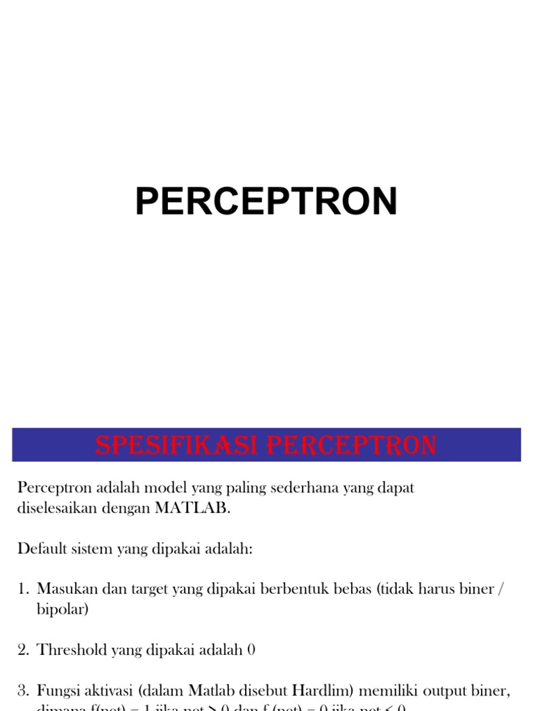 Contoh Jurnal Algoritma Perceptron - Simak Gambar Berikut