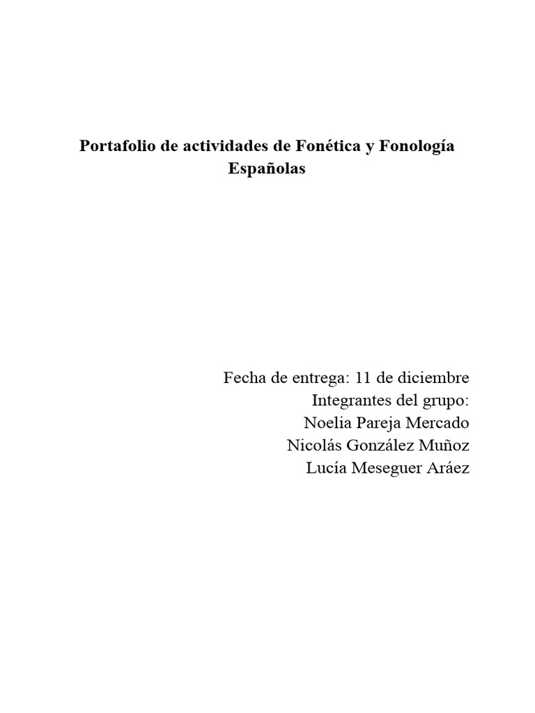 Actividades de Fonética y Fonología | PDF | Fonética | Voz humana