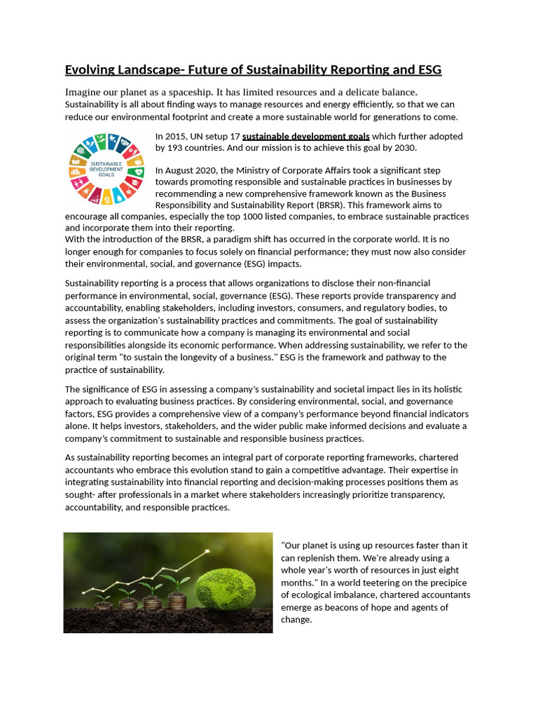 Esg Pdf Sustainability Governance
