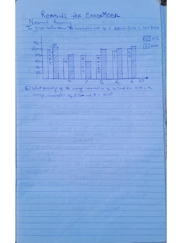 Exxon Mobil Aptitude Questions | PDF