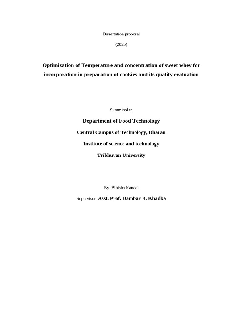 Sweet Whey Optimization for Cookie Quality | PDF | Breads | Cheese