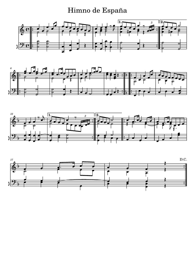 Himno Nacional de España | PDF
