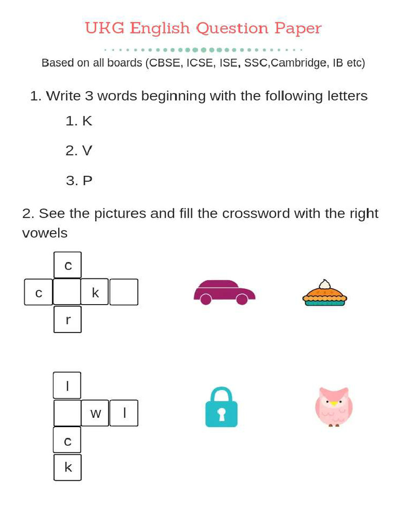 Ukg English Pdf Pdf
