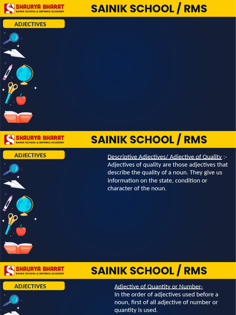 Understanding Adjectives and Their Types | PDF | Adjective | Semantic Units