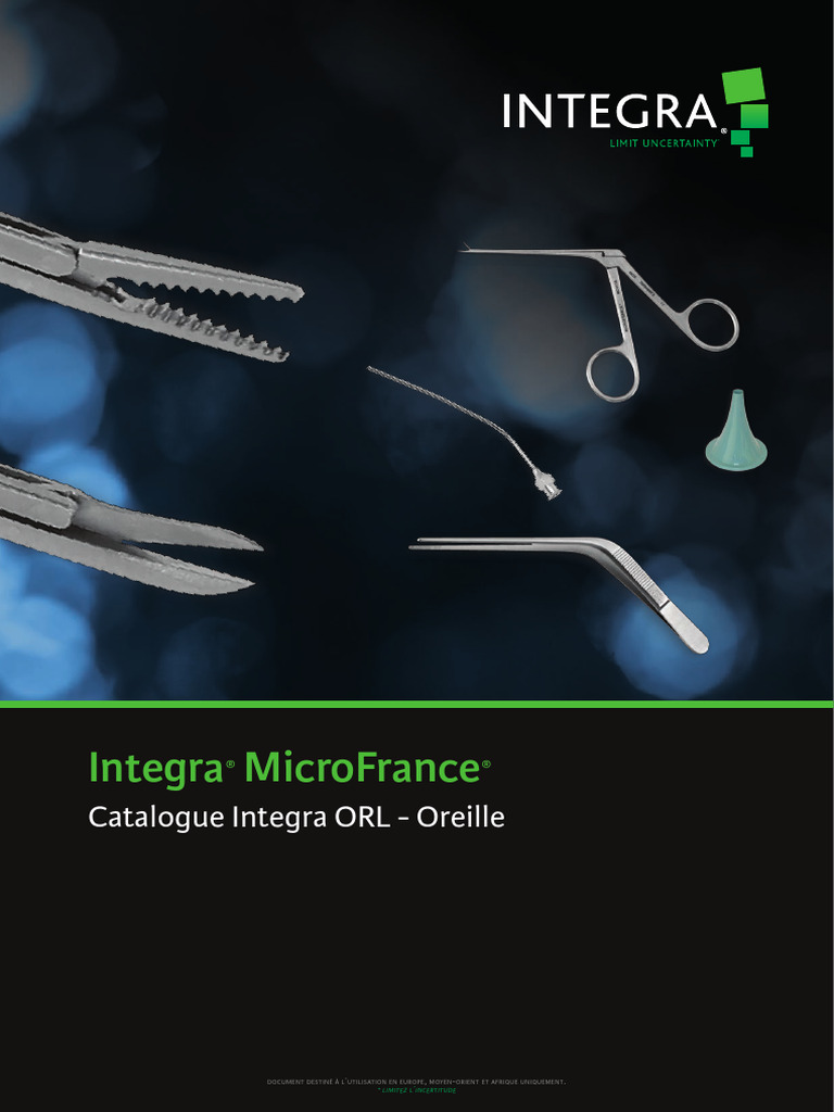 Catalogue Integra MicroFrance ORL | PDF