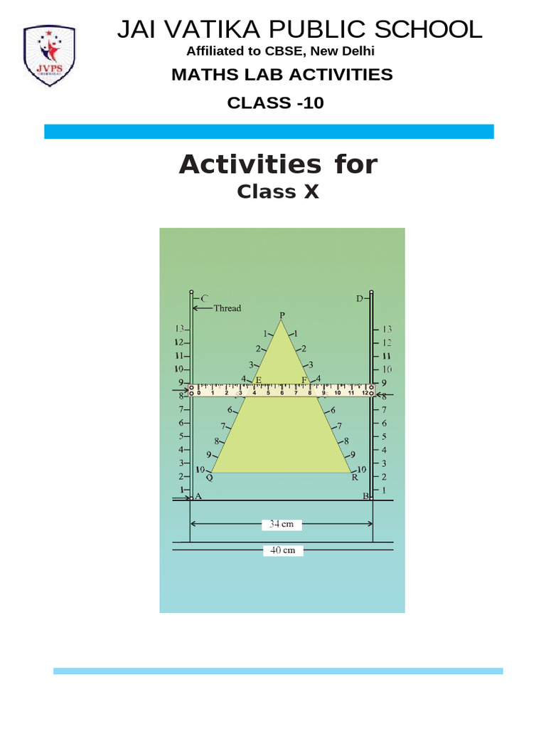 Resource 20240828121908 Maths Lab Manual Class 10 | PDF | Mathematics ...