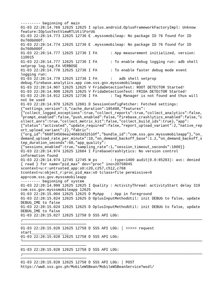Mobile App Debugging Log Analysis | PDF | Computer Programming ...