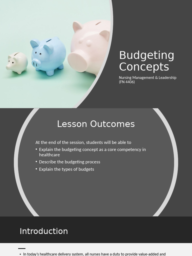 Nursing Budgeting Essentials for Managers | PDF | Budget | Nursing
