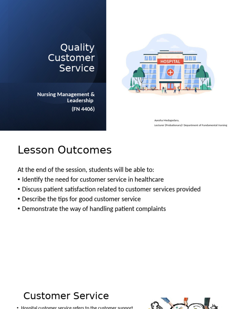 Service Recovery in Healthcare | PDF | Health Care | Patient