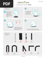Ozobot Color Code Guide | PDF | Rgb Color Model