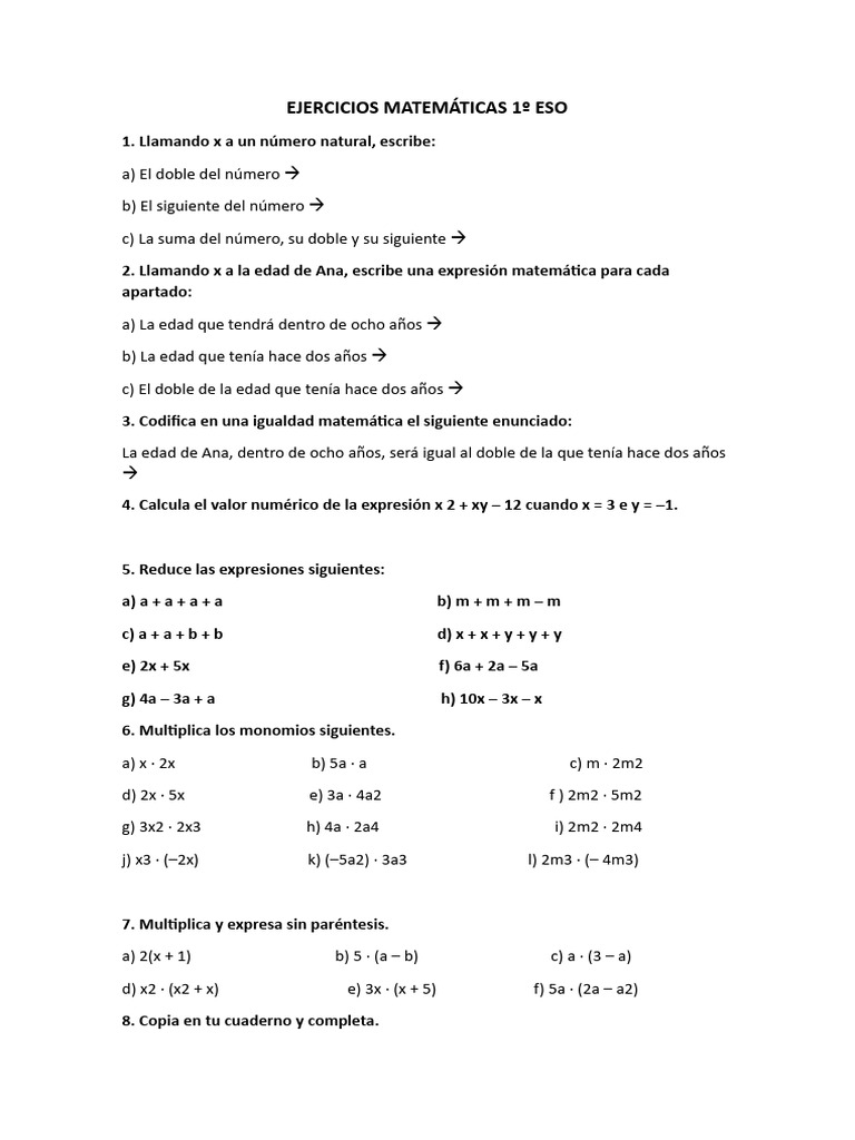 ejercicios-de-lgebra-1-eso-pdf-matem-ticas-lgebra