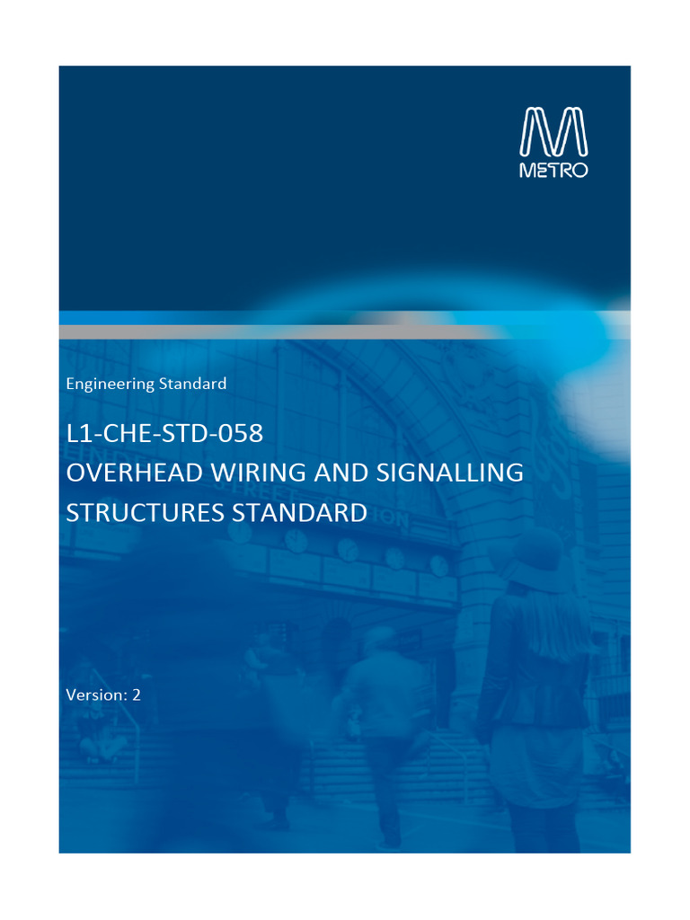 L1-CHE-STD-058 - Overhead Wiring and Signalling Structures | PDF ...