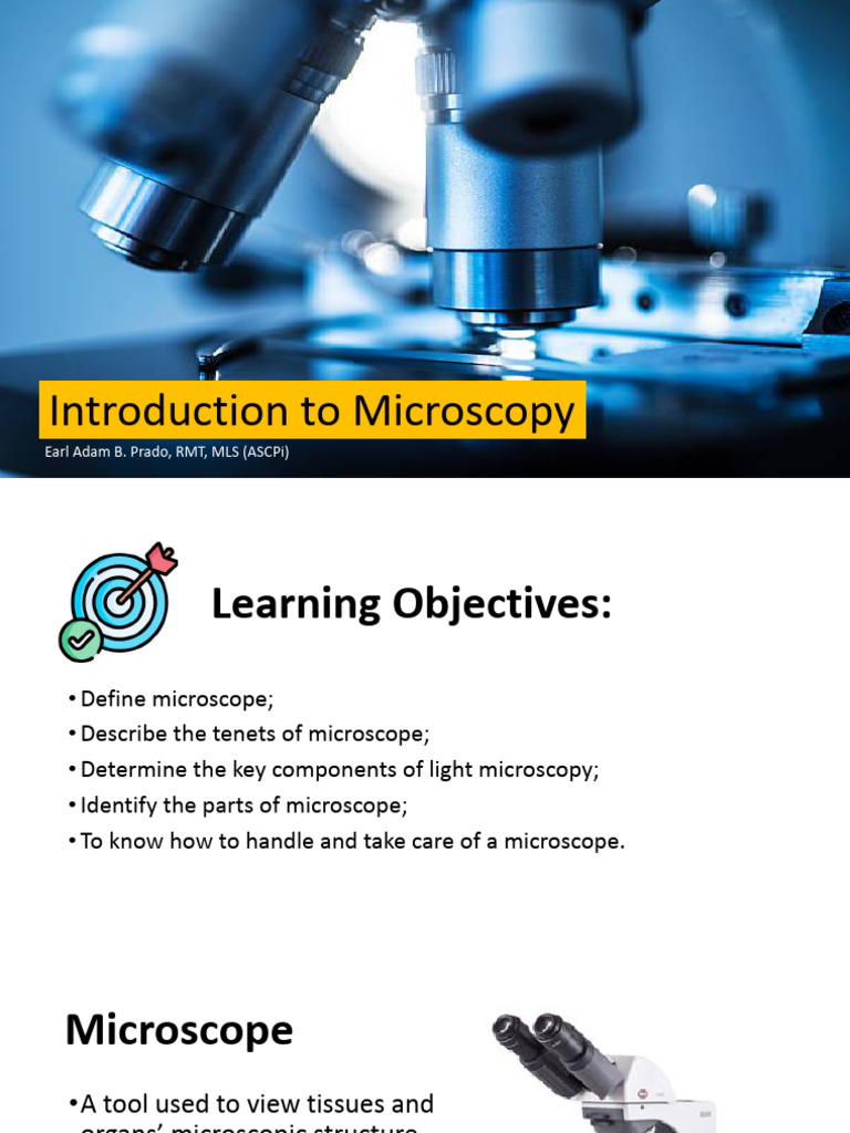 Activity-1-Introduction-to-Microscopy.pptx | PDF | Microscope | Microscopy