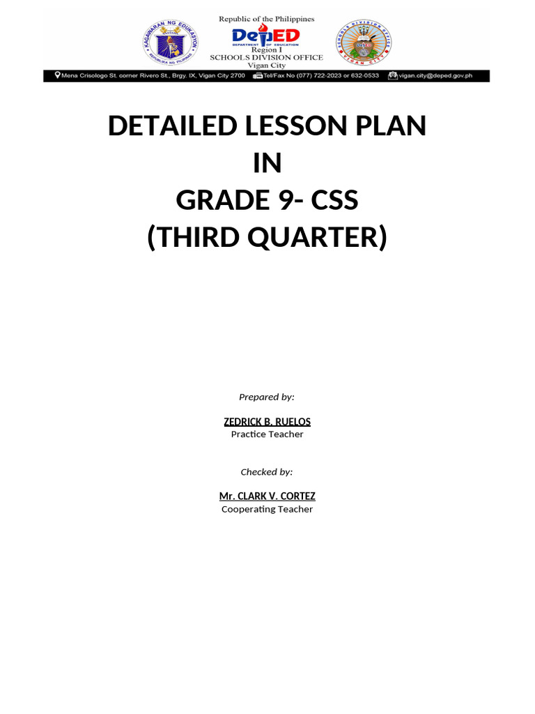 Grade 9 Lesson Plan: Software Installation | PDF | Computer File ...