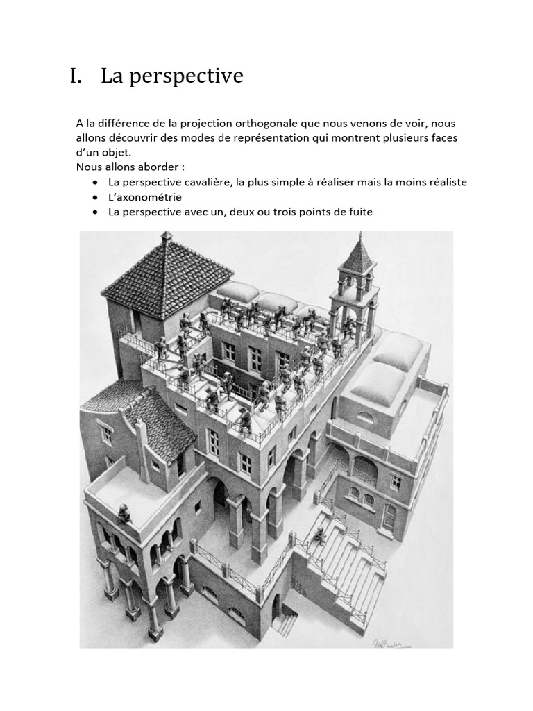 Techniques de Représentation en Perspective | PDF | Perspective ...