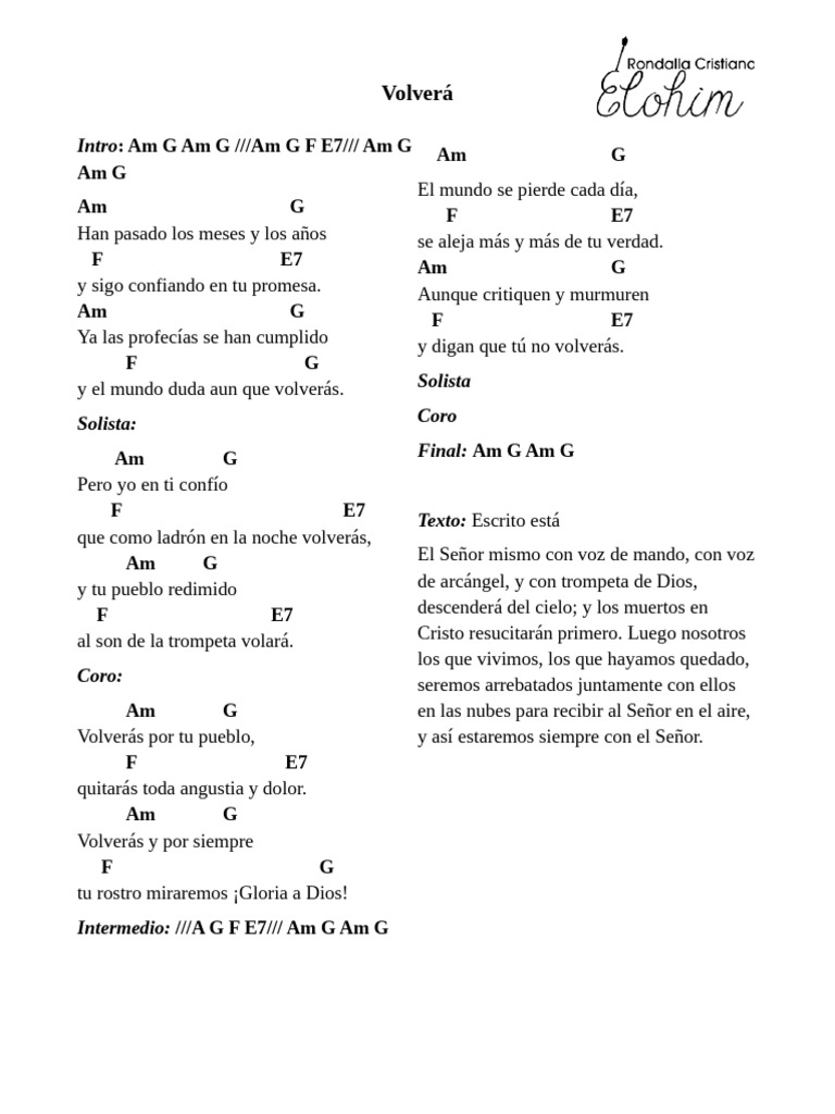 Volverá | PDF