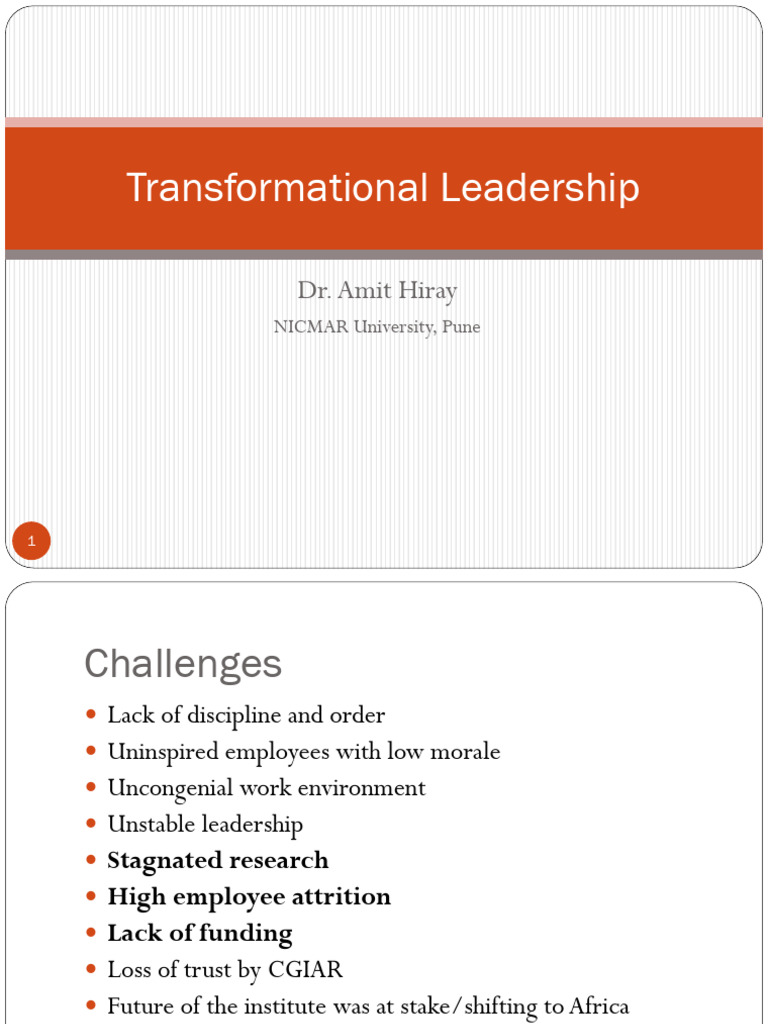 5 Transformational Leadership | PDF | Leadership | Organizational Behavior