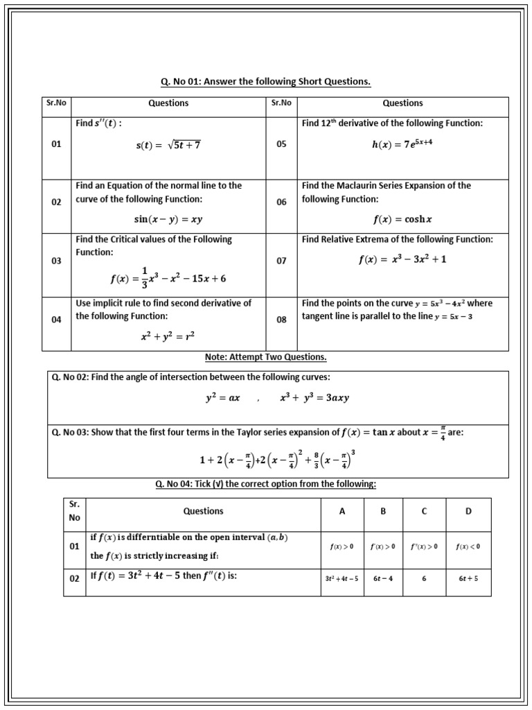 Math Chp 04 Test | PDF | Mathematical Relations | Applied Mathematics