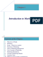 Chapter 1 - Introduction to Marketing