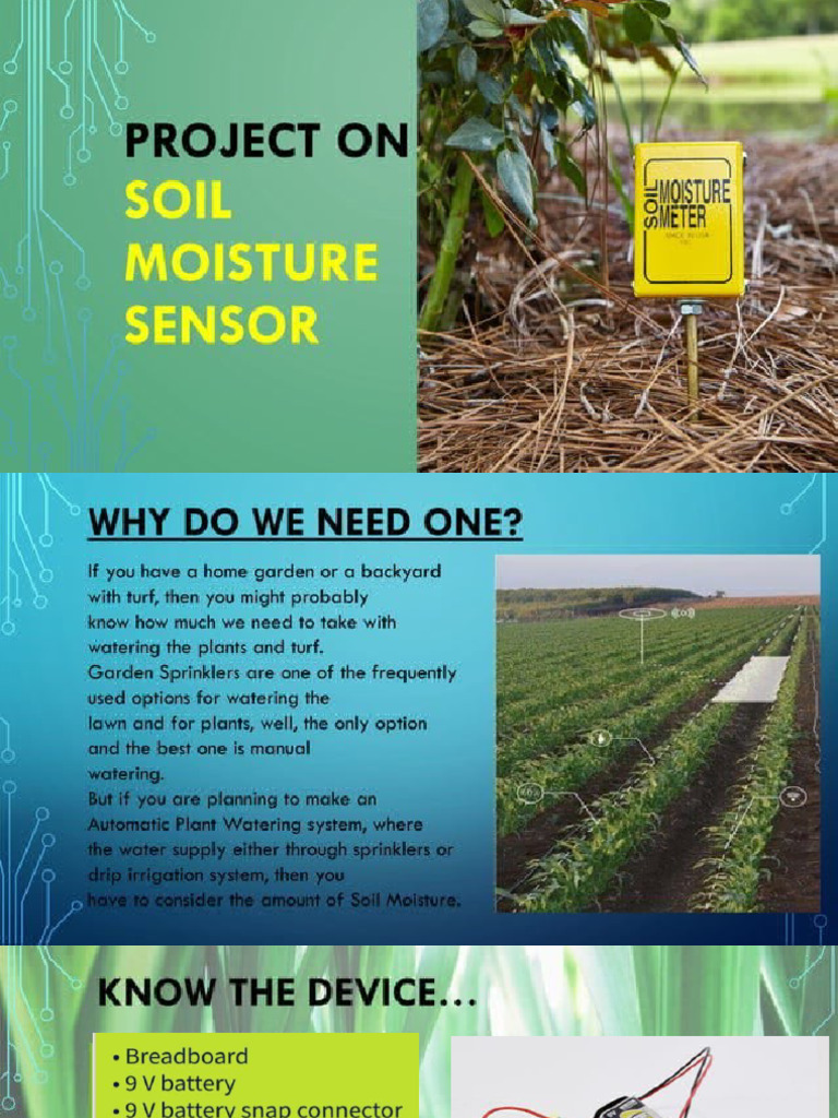 Soil Moisture Sensor | PDF