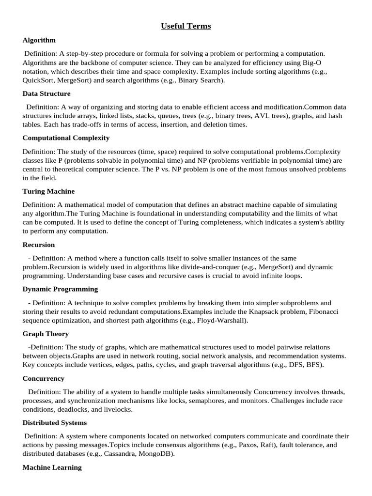 Useful Terms | PDF | Quantum Computin…